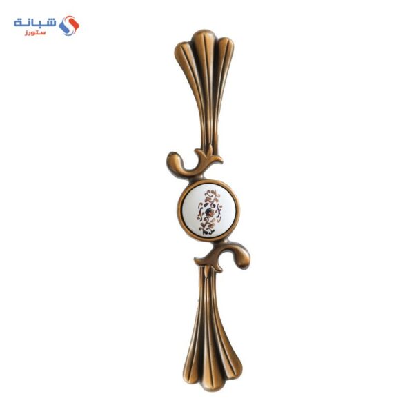 Furniture Handle 12.8 Cm-cafe/porcelain