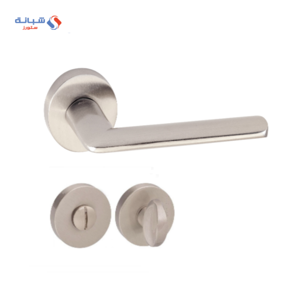 Rosette Dognlar Turkish Sante Bathroom Door Handle Set – Satin