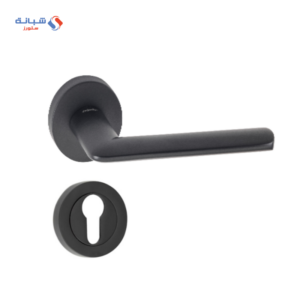 Rosette Dognlar Turkish Sante Cylinder Door Handle Set – Matt Black