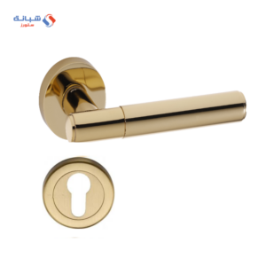 Rosette Dognlar Turkish Sore Cylinder Door Handle Set – Gold