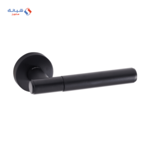 Rosette Dognlar Turkish Sore Cylinder Door Handle Set – Matt Black