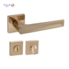 Rosette Dognlar Turkish Verita Bathroom Door Handle Set – Gold