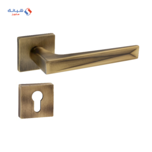 Rosette Dognlar Turkish Verita Cylinder Door Handle Set – Yellow Oxide