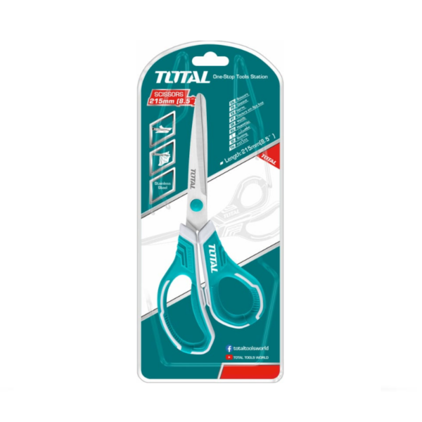 Total Multi Purpose Kitchen Scissors - 8 Inches