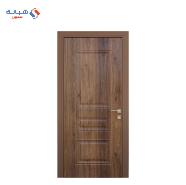 بارى وود باب خشب داخلى 80/90سم لون بنى