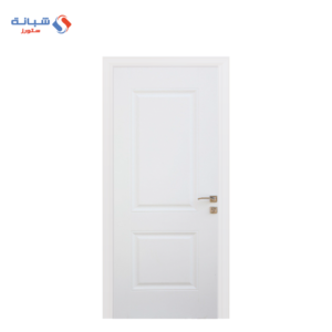 بارى وود باب خشب داخلى 80/90سم  - لون أبيض