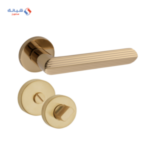 Rosette Dognlar Turkish Marin Bathroom Door Handle Set – Gold