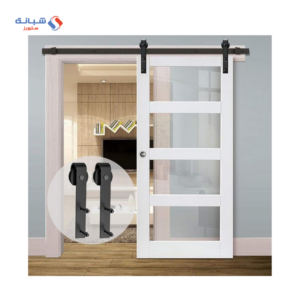 Sliding Barn Door Hardware Kit Carrying Sliding Door Track Capacity 120 Kg