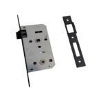 Lepa Bathroom Door Lock   Black