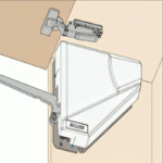 Salice Evolift Flap Hinge Set Soft Close Single Side