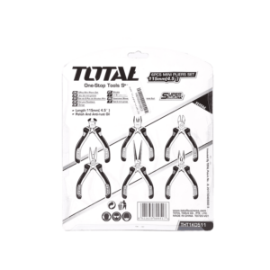 Shabana Stores Total Metal Mini Pliers Set 6 Pieces 115 Mm Petroleum 1 Final