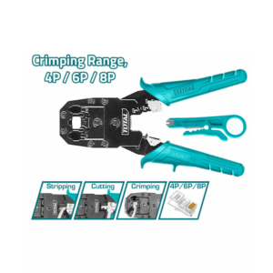 Total Modular Plug Crimper - 8 Inch