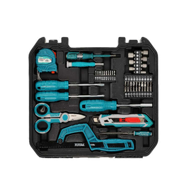 Total Hand Tools Set Bag 130 Pieces