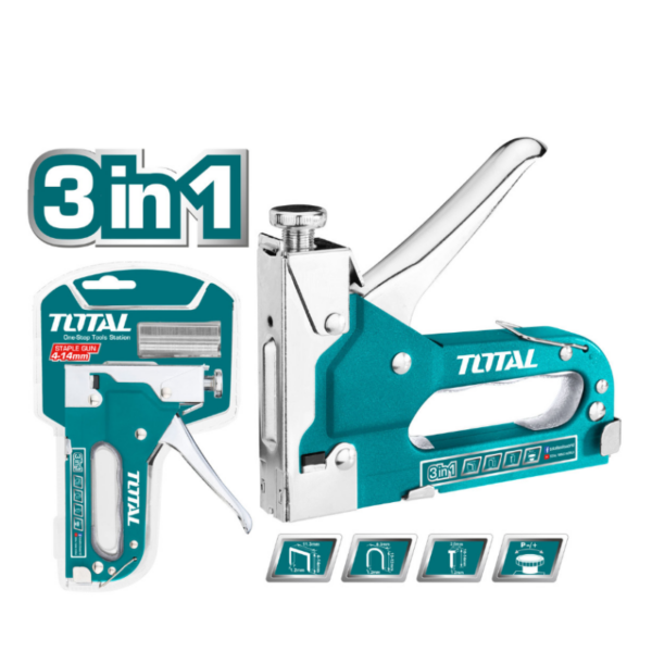 Total Staple Stapler 3 * 1 Multi 4 - 14 Mm