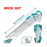 Total Allen Key Set Hexagon 9 Pieces