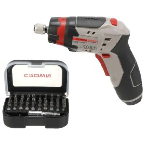 Crown 3.6 Volt Battery Screwdriver + Accessories