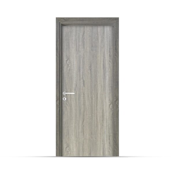 Barry Wood Greige Room Door - Dark Gray Melamine Ring Code Mp 508-175