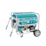 توتال مولد كهرباء بنزين مارش عجل   55 كيلو واط + توتال سلم حديد 4 درجة هدية