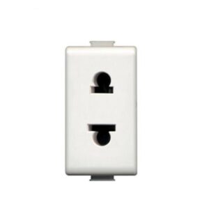 European-american Matix Socket 16 Amp - White