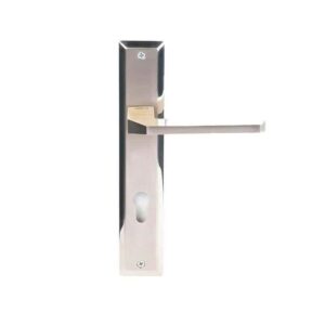 Shabana Ahram Door Handle Set 2 Pcs Chrome Metallic New