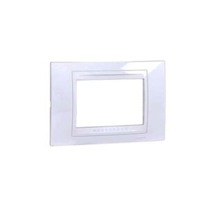 Shabana Allegro Schneider Electric Cover 3 Sockets White 1 New