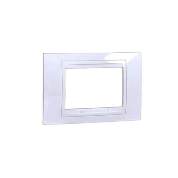 Shabana Allegro Schneider Electric Cover 3 Sockets White 1 New