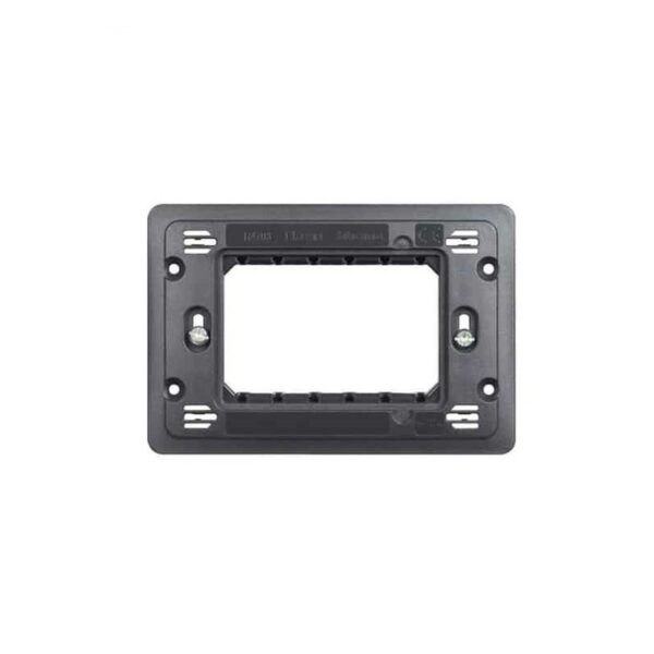 Shabana Bticino Electric Chassis 3 Sockets Black 1 New
