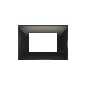 Shabana Bticino Electric Cover 3 Sockets Black 3bc 1 New