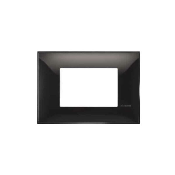 Shabana Bticino Electric Cover 3 Sockets Black 3bc 1 New