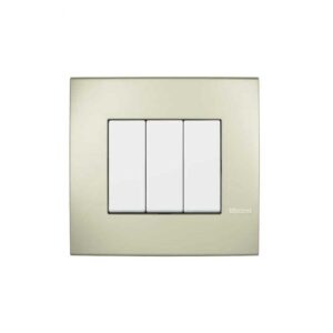 Shabana Bticino Electric Cover 3 Sockets Bronzy 1 New