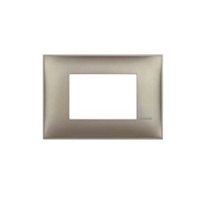 Shabana Bticino Electric Cover 3 Sockets Titanium 1 New