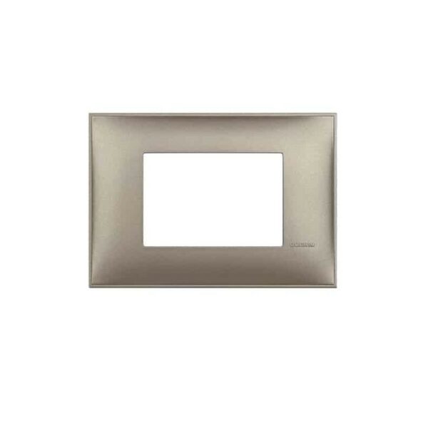 Shabana Bticino Electric Cover 3 Sockets Titanium 1 New