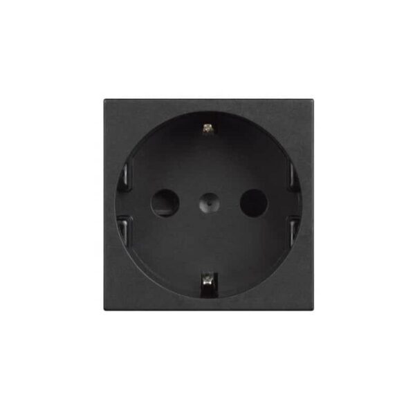 Shabana Bticino Type C Electric Socket Outlet Black 1 New