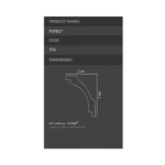 Shabana Futec Cornices 016 7 Cm X 5 Cm Multicolorx1 1 New