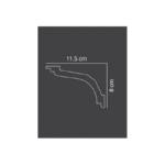 Shabana Futec Cornices 017 7 Cm X 11 5 Cm Multicolorx1 1 New