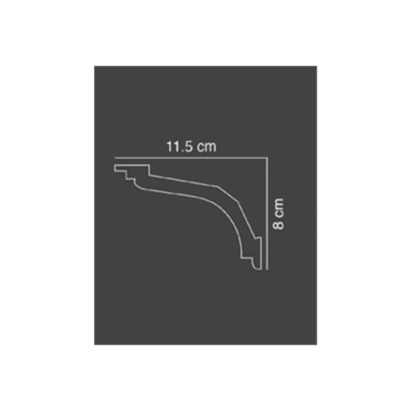 Shabana Futec Cornices 017 7 Cm X 11 5 Cm Multicolorx1 1 New