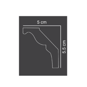 Shabana Futec Cornices 018 5 5 Cm X 5 Cm Multicolorx1 1 New