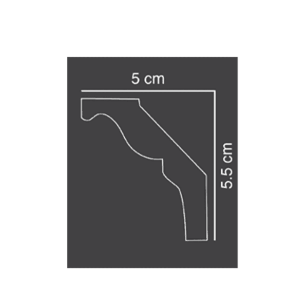 Shabana Futec Cornices 018 5 5 Cm X 5 Cm Multicolorx1 1 New
