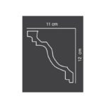 Shabana Futec Cornices 022 12 Cm X 11 Cm Multicolorx1 1 New