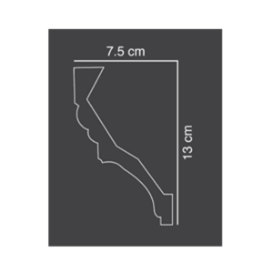 Shabana Futec Cornices 026 13 Cm X 7 5 Cm Multicolorx1 1 New