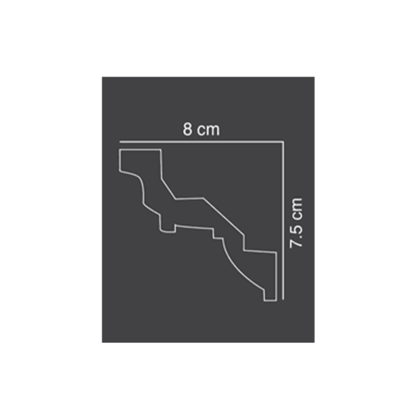 Shabana Futec Cornices 044 7 5 Cm X 8 Cm Multicolorx1 1 New