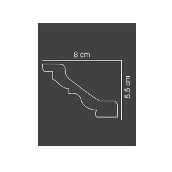 Shabana Futec Cornices 048 5 5 Cm X 8 Cm Multicolorx1 1 New