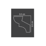 Shabana Futec Cornices 053 3 5 Cm X 3 5 Cm Multicolorx1 1 New