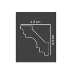 Shabana Futec Cornices 057 4 3 Cm X 4 3 Cm Multicolorx1 1 New