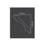 Shabana Futec Cornices 058 9 5 Cm X 9 5 Cm Multicolorx1 1 New