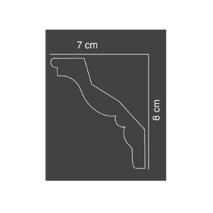Shabana Futec Cornices 059 8 Cm X 7 Cm Multicolorx1 1 New
