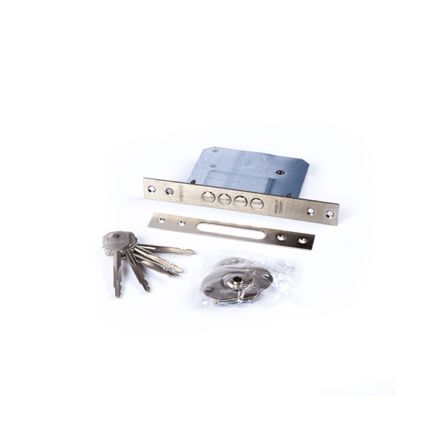 Shabana Kale Turkey Mortise Door Lock With Cylinder 5 Double Sided Keys 3 Locks 4 Nikel Bullets 7 Cm Gold X2 1 New