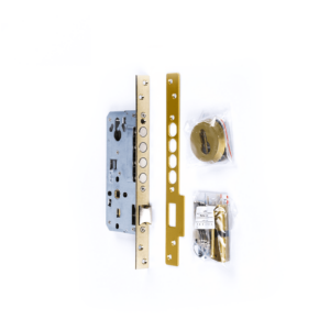 Lince Spain Mortise Door Lock With Cylinder 6 Dimple Keys Gold