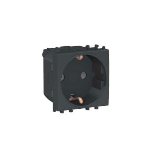 Shabana Schneider Choco Type C Electric Socket Outlet Black 1 New