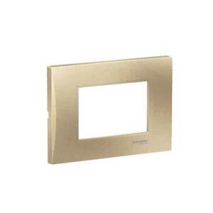 Shabana Schneider Electric Cover 3 Sockets Beige 1 New